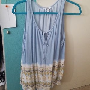 Flowy light blue tank